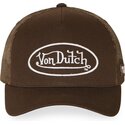 cappello-curvo-marrone-cinghia-regolabile-lofb51-di-von-dutch