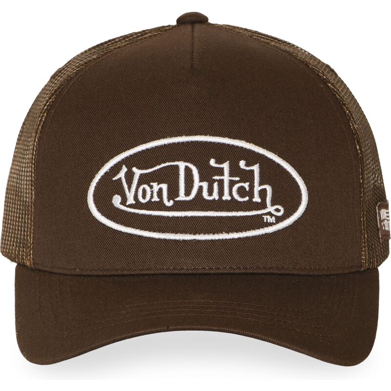 cappello-curvo-marrone-cinghia-regolabile-lofb51-di-von-dutch cappello-curvo-marrone-cinghia-regolabile-lofb51-di-von-dutch