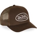 cappello-curvo-marrone-cinghia-regolabile-lofb51-di-von-dutch