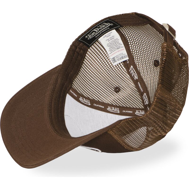 cappello-curvo-marrone-cinghia-regolabile-lofb51-di-von-dutch cappello-curvo-marrone-cinghia-regolabile-lofb51-di-von-dutch