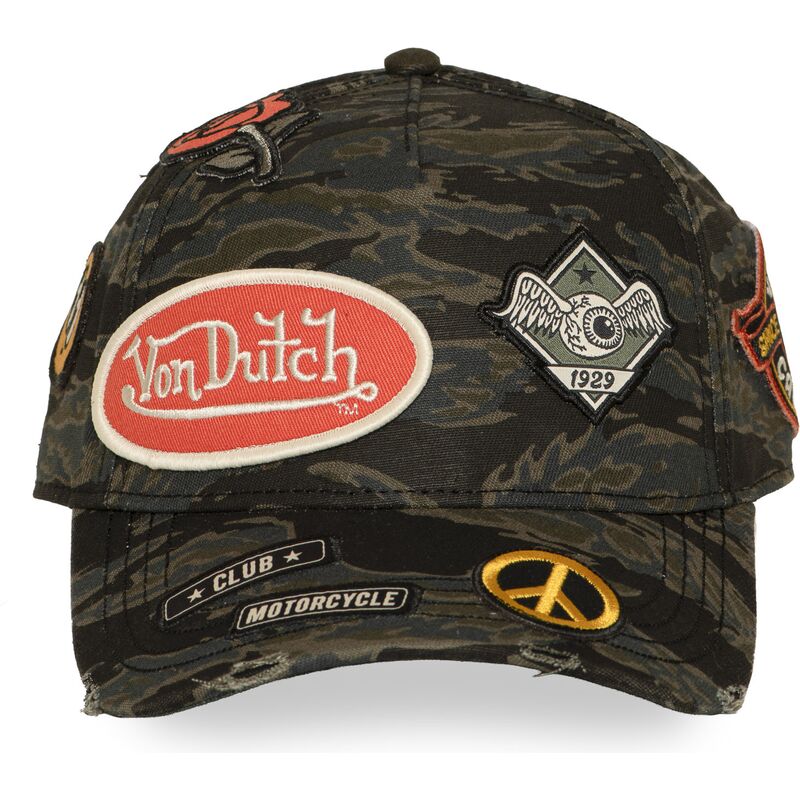 cappello-curvo-mimetizzazione-snapback-kamo02-di-von-dutch cappello-curvo-mimetizzazione-snapback-kamo02-di-von-dutch