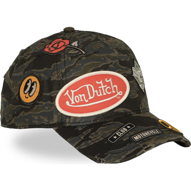 cappello-curvo-mimetizzazione-snapback-kamo02-di-von-dutch cappello-curvo-mimetizzazione-snapback-kamo02-di-von-dutch