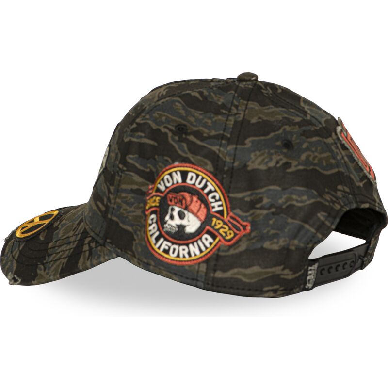 cappello-curvo-mimetizzazione-snapback-kamo02-di-von-dutch cappello-curvo-mimetizzazione-snapback-kamo02-di-von-dutch
