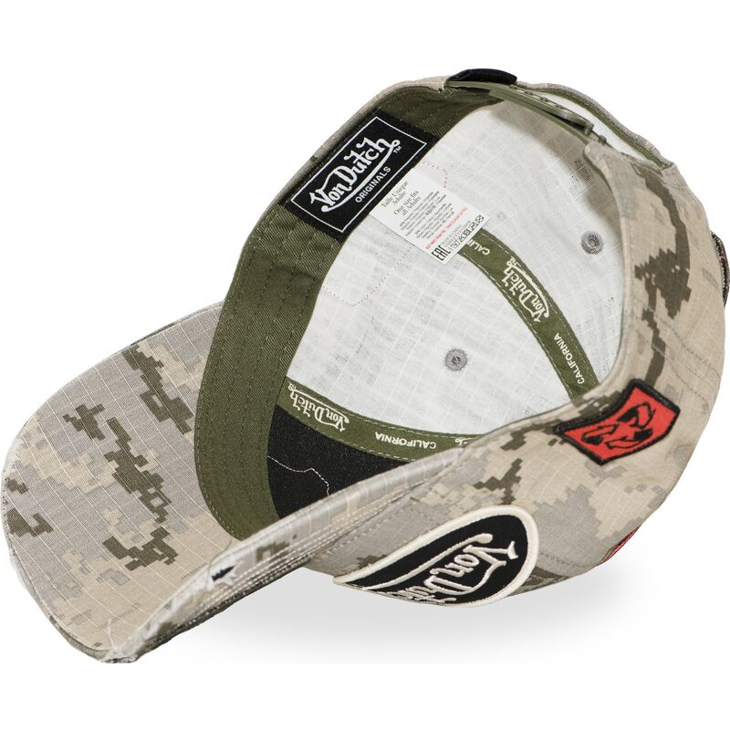 cappello-curvo-mimetizzazione-snapback-kamo03-di-von-dutch cappello-curvo-mimetizzazione-snapback-kamo03-di-von-dutch