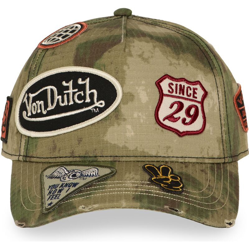 cappello-curvo-mimetizzazione-snapback-kamo04-di-von-dutch cappello-curvo-mimetizzazione-snapback-kamo04-di-von-dutch