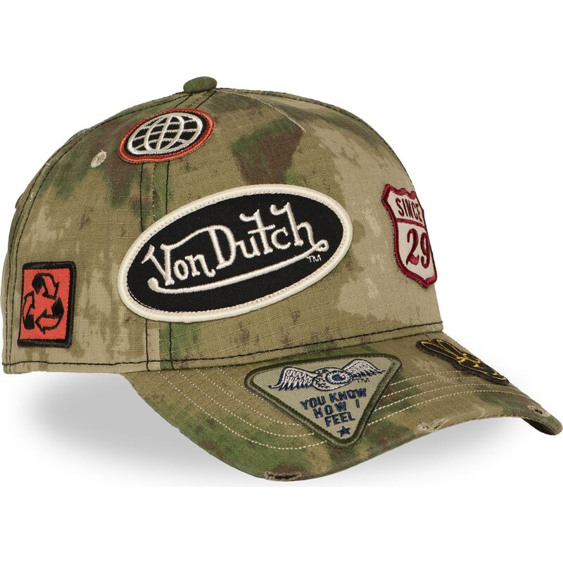 cappello-curvo-mimetizzazione-snapback-kamo04-di-von-dutch cappello-curvo-mimetizzazione-snapback-kamo04-di-von-dutch