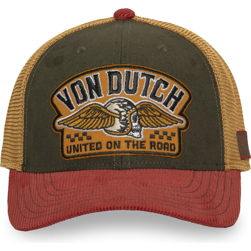 cappello-curvo-multicolore-snapback-sem19-di-von-dutch