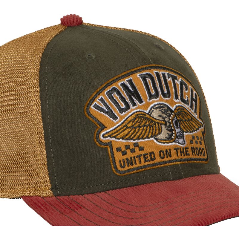 cappello-curvo-multicolore-snapback-sem19-di-von-dutch