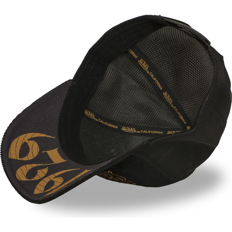 cappello-curvo-nero-snapback-can04-di-von-dutch