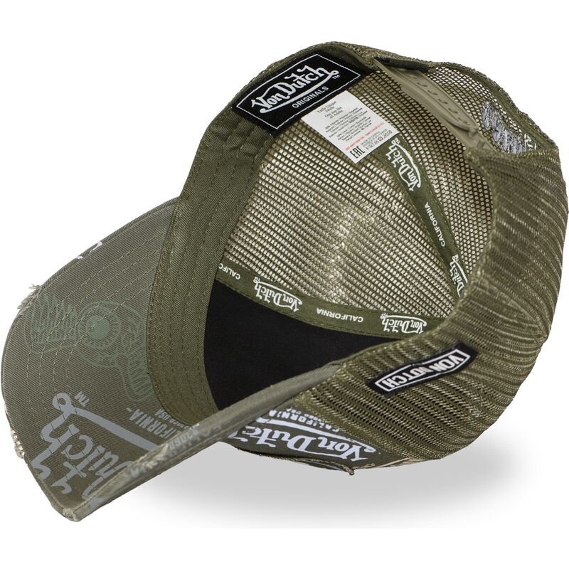 cappello-curvo-verde-snapback-cafe14-di-von-dutch