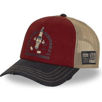 Cappello curvo multicolore snapback CREW36 di Von Dutch