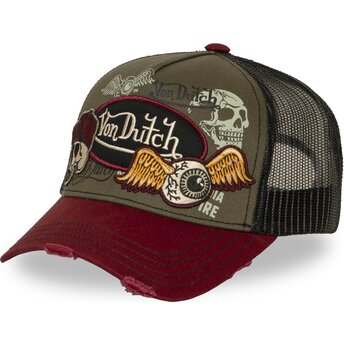 Cappello curvo multicolore snapback PATCHES17 di Von Dutch