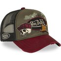 cappello-curvo-multicolore-snapback-patches17-di-von-dutch