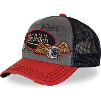 Cappello curvo multicolore snapback PATCHES18 di Von Dutch