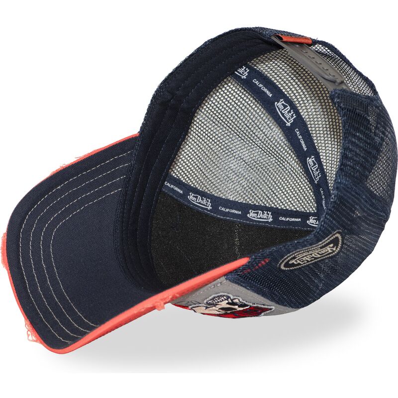 cappello-curvo-multicolore-snapback-patches18-di-von-dutch