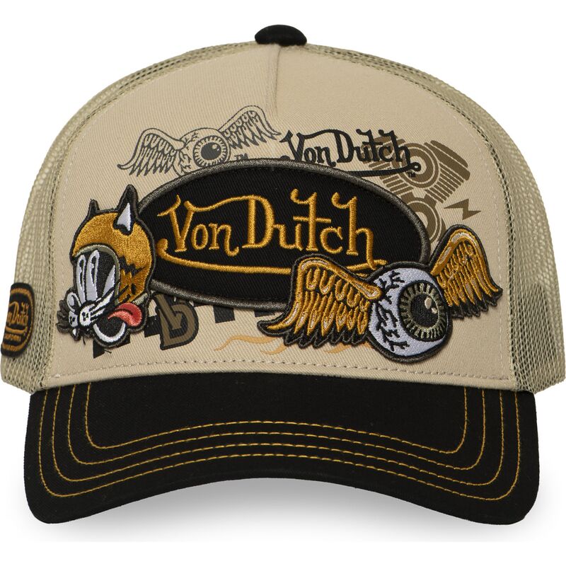 cappello-curvo-beige-snapback-patches19-di-von-dutch cappello-curvo-beige-snapback-patches19-di-von-dutch