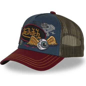 Cappello curvo multicolore snapback PATCHES20 di Von Dutch