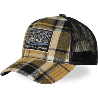 Cappello curvo giallo snapback CAR11 di Von Dutch