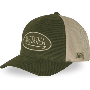 Cappello curvo verde cinghia regolabile LOF B47 di Von Dutch