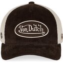 cappello-curvo-marrone-cinghia-regolabile-lof-b49-di-von-dutch
