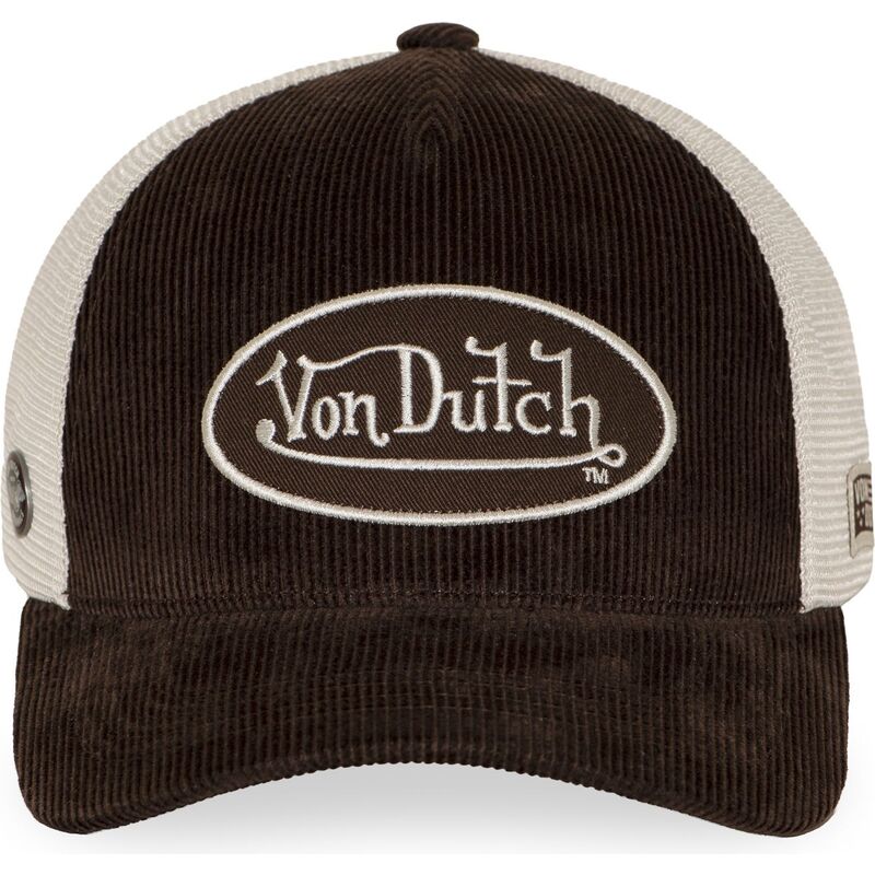 cappello-curvo-marrone-cinghia-regolabile-lof-b49-di-von-dutch cappello-curvo-marrone-cinghia-regolabile-lof-b49-di-von-dutch