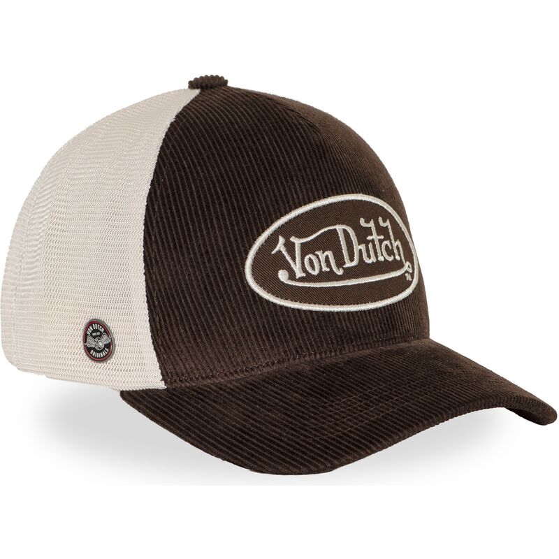 cappello-curvo-marrone-cinghia-regolabile-lof-b49-di-von-dutch cappello-curvo-marrone-cinghia-regolabile-lof-b49-di-von-dutch