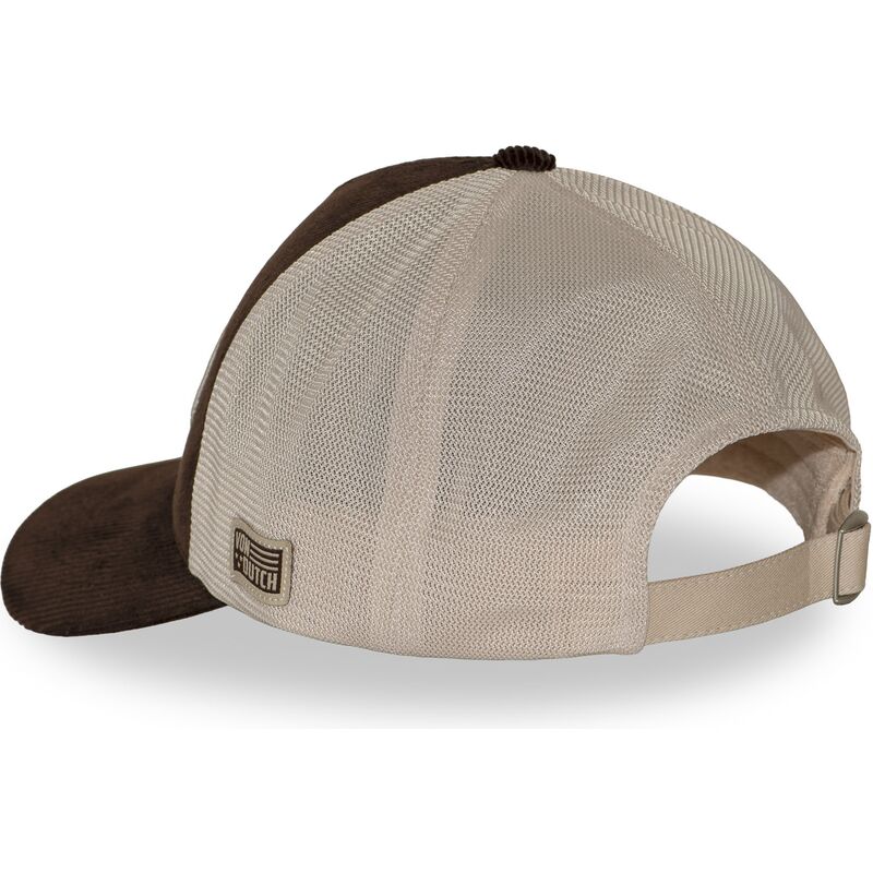cappello-curvo-marrone-cinghia-regolabile-lof-b49-di-von-dutch cappello-curvo-marrone-cinghia-regolabile-lof-b49-di-von-dutch