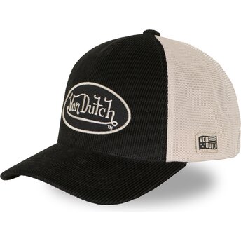 Cappello curvo nero cinghia regolabile LOF B50 di Von Dutch