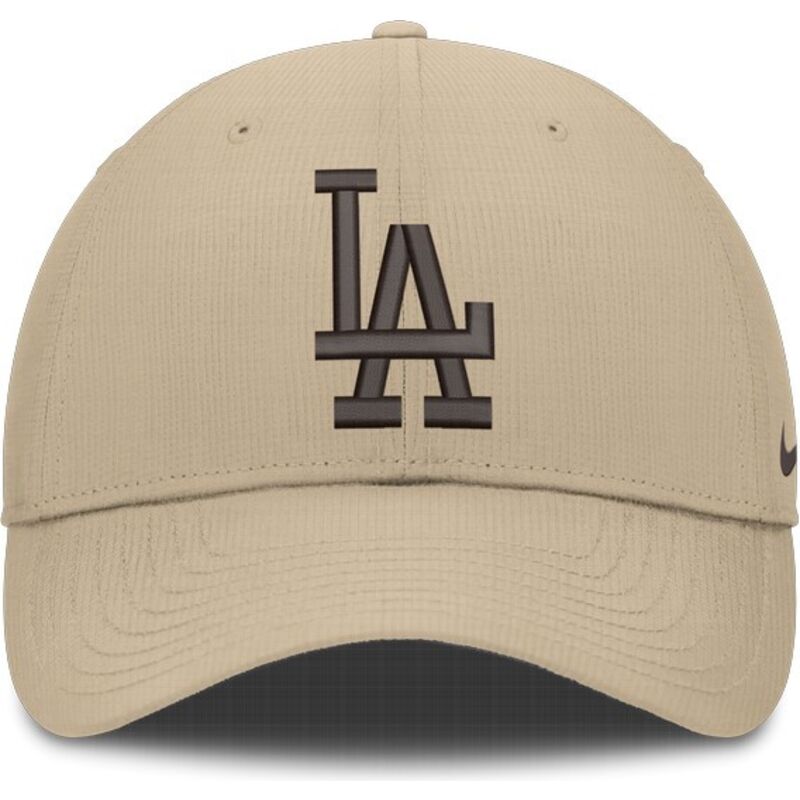 cappello-curvo-beige-cinghia-regolabile-club-structured-uv-poly-ripstop-dei-los-angeles-dodgers-mlb-di-nike cappello-curvo-beige-cinghia-regolabile-club-structured-uv-poly-ripstop-dei-los-angeles-dodgers-mlb-di-nike