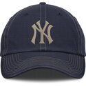 cappello-curvo-blu-marino-cinghia-regolabile-fathers-day-club-unstructured-organic-cotton-dei-new-york-yankees-mlb-di-nike