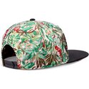 cappello-piatto-verde-snapback-woven-jungle-di-djinns
