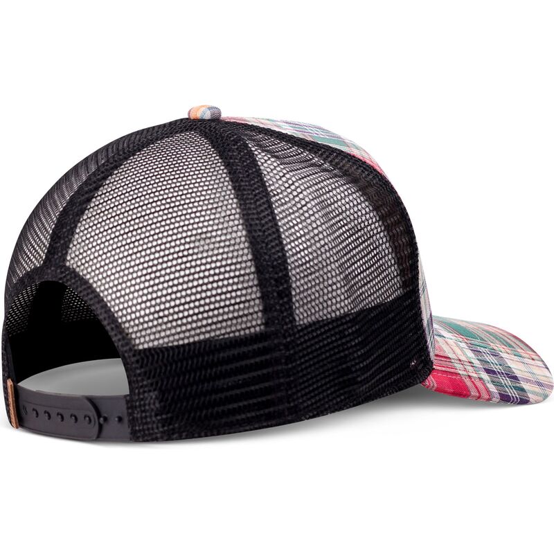 cappello-curvo-multicolore-snapback-hft-patch-check-red-di-djinns