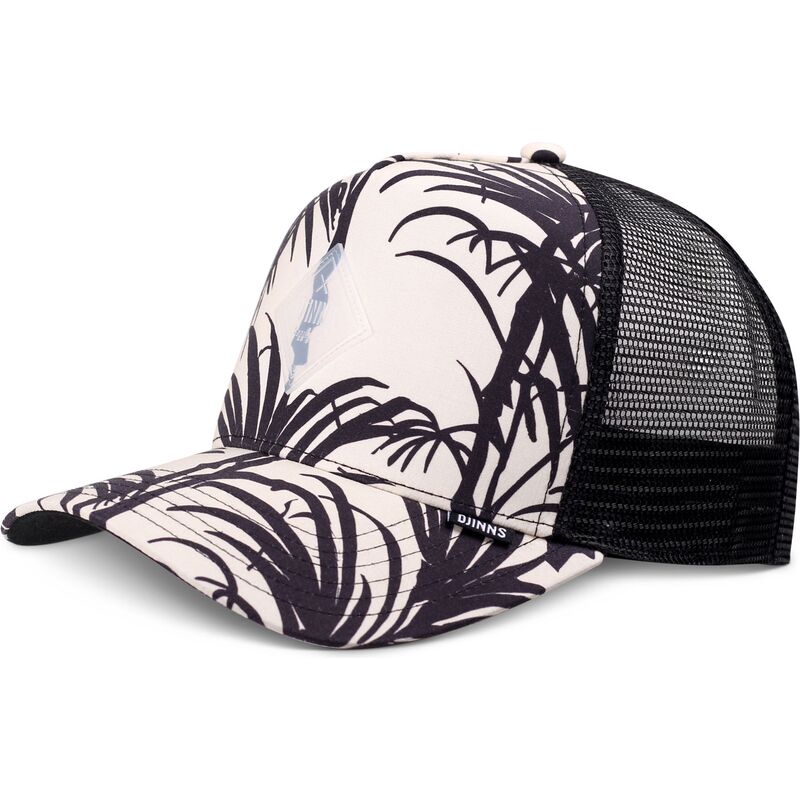 cappello-curvo-nero-snapback-hft-allover-palm-di-djinns cappello-curvo-nero-snapback-hft-allover-palm-di-djinns