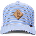 cappello-curvo-blu-snapback-hft-business-stripe-di-djinns