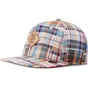 cappello-piatto-multicolore-snapback-patch-check-turquioise-di-djinns