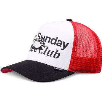 Cappello curvo multicolore snapback HFT Guy in a Cup di Djinns