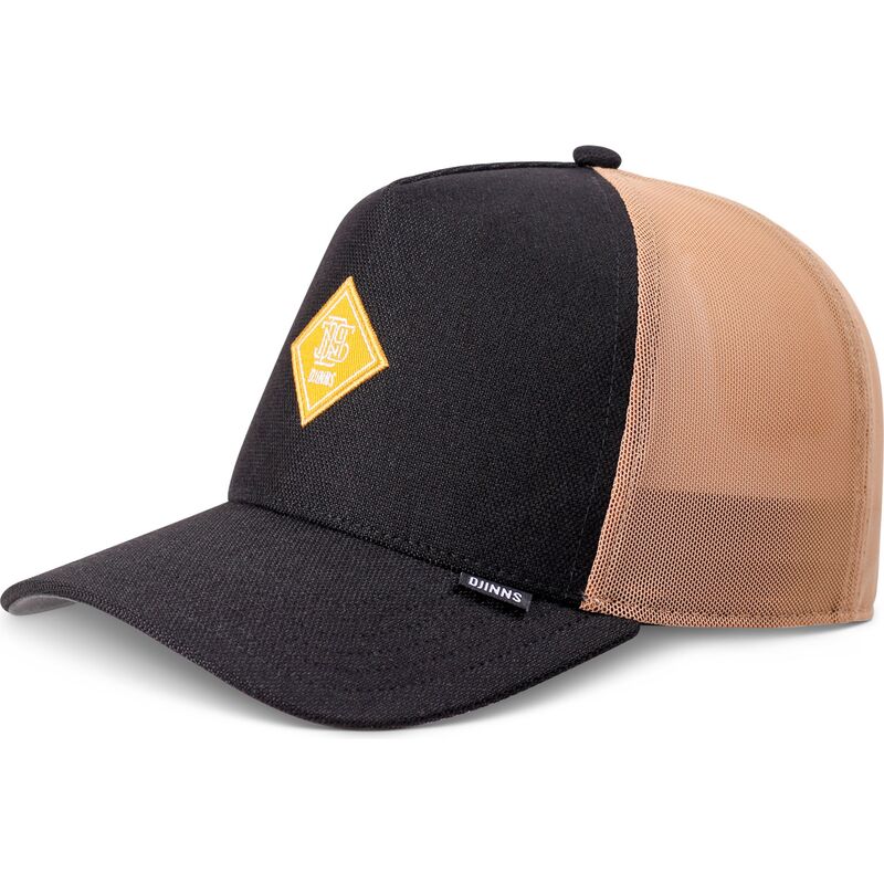cappello-curvo-nero-snapback-hft-finefine-mesh-di-djinns cappello-curvo-nero-snapback-hft-finefine-mesh-di-djinns
