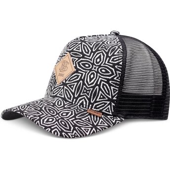Cappello curvo nero snapback HFT Gothic Freestyle di Djinns