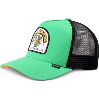 Cappello curvo verde snapback HFT DNC Slowstarter di Djinns