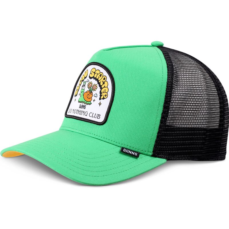 cappello-curvo-verde-snapback-hft-dnc-slowstarter-di-djinns