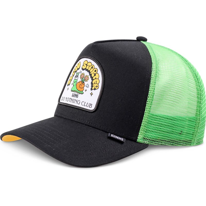 cappello-curvo-nero-snapback-hft-dnc-slowstarter-di-djinns cappello-curvo-nero-snapback-hft-dnc-slowstarter-di-djinns