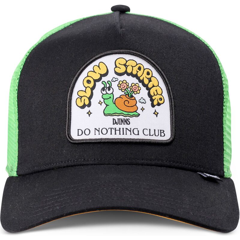 cappello-curvo-nero-snapback-hft-dnc-slowstarter-di-djinns cappello-curvo-nero-snapback-hft-dnc-slowstarter-di-djinns