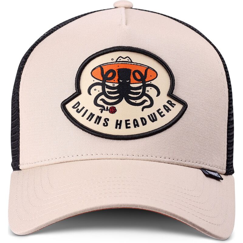 cappello-curvo-beige-snapback-hft-rose-kraken-di-djinns