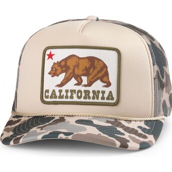Cappello curvo mimetizzazione snapback Mallard Foamy dei California Bear di American Needle