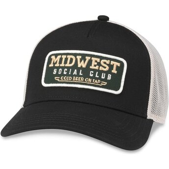 Cappello curvo nero snapback Valin dei Midwest Social Club di American Needle