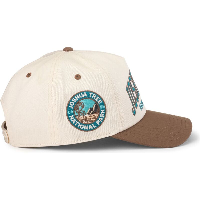 cappello-curvo-marrone-snapback-roscoe-dei-joshua-tree-national-park-di-american-needle