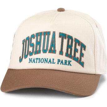 Cappello curvo marrone snapback Roscoe dei Joshua Tree National Park di American Needle