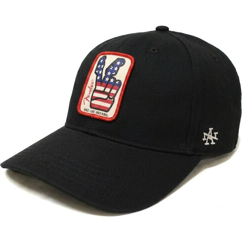 cappello-curvo-nero-cinghia-regolabile-hepcat-dei-fender-di-american-needle