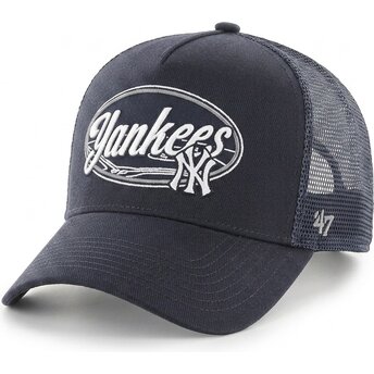 Cappello curvo blu marino cinghia regolabile Enfield Offside DT dei New York Yankees MLB di 47 Brand