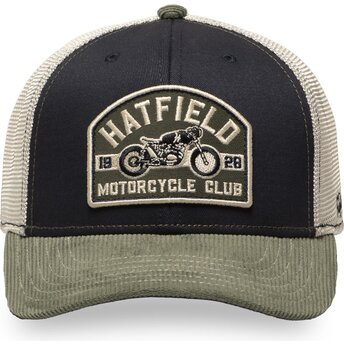 Cappello curvo multicolore snapback SEMI MOT di Hatfield